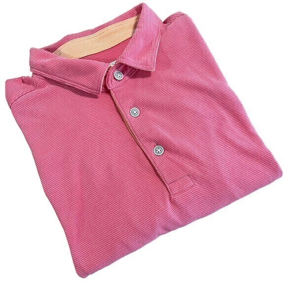Tommy Bahama Other - Tommy Bahama Polo Shirt Mens Large Orange  Casual Short Sleeve‎